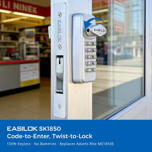SK1850 Code Entry Storefront Lock – MS1850S Replacement